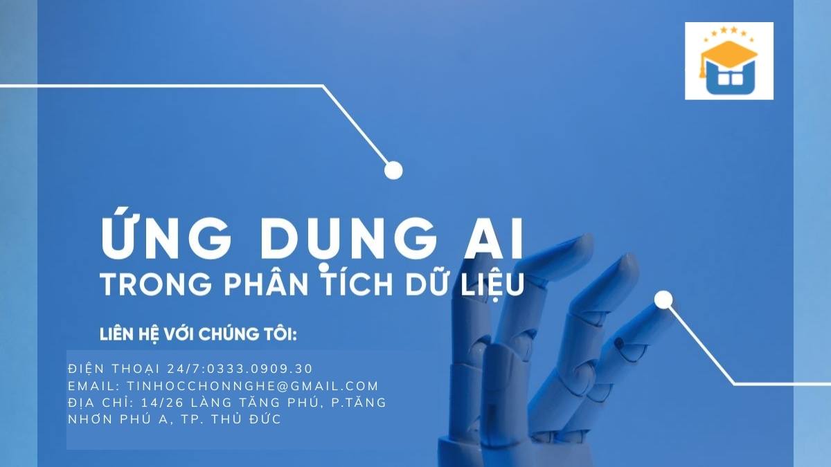Khóa học ứng dụng AI vào phân tích dữ liệu